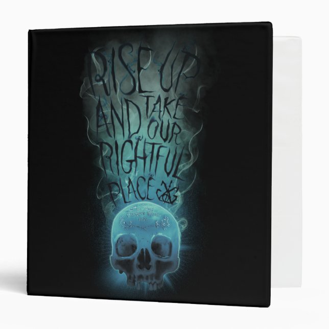 "Rise Up" Skull & Smoke Graphic Binder (Front/Inside)