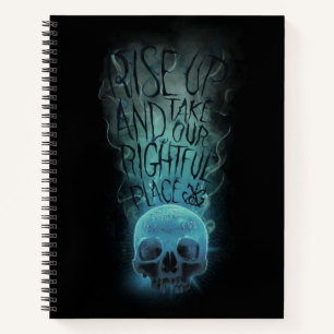 "Rise Up" Skull & Smoke Graphic Notebook