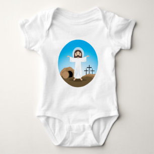 Risen Christ Baby Bodysuit