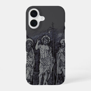 Risen Christ between Saints Andrew and Longinus iPhone 16 Case