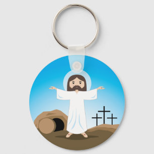 Risen Christ Keychain