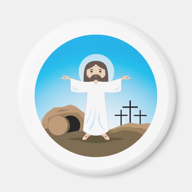Risen Christ Magnet (Front)