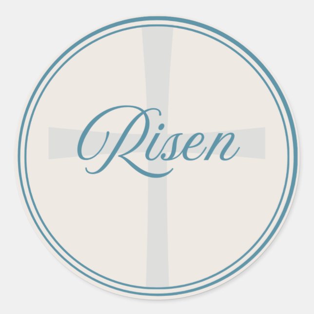 Risen Cross - Flush Seal Large  (Front)