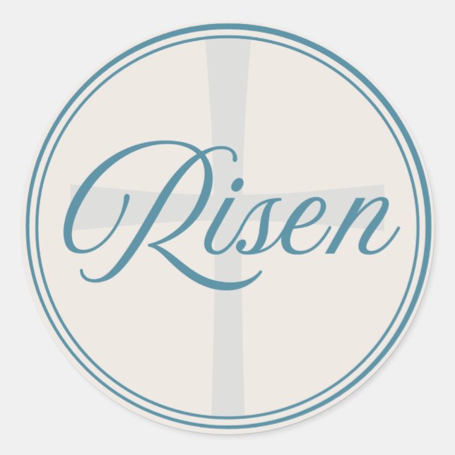 Risen Cross - Flush Seal Large  (Front)