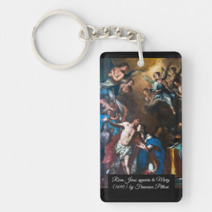 Risen Jesus appears to Mary  Keychain