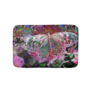 Rising Dawn Butterfly Bath Mat