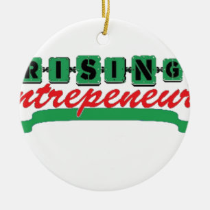 RISING ENTREPRENEUR CERAMIC ORNAMENT
