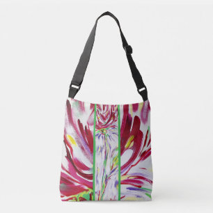 Rising flower crossbody bag