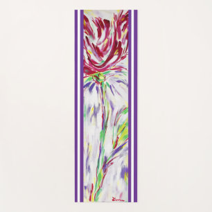 Rising flower yoga mat