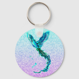 Rising phoenix  keychain
