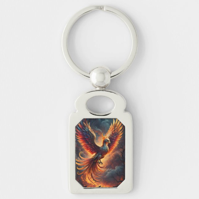 Rising Phoenix Keychain (Front)