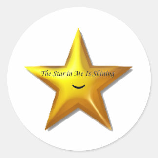 Rising Star Classic Round Sticker
