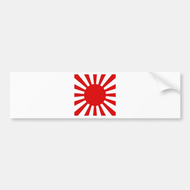 Rising Sun Bumper Sticker (Front)