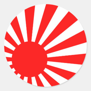 Rising Sun Classic Round Sticker