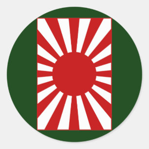 Rising Sun Flag 4 Classic Round Sticker