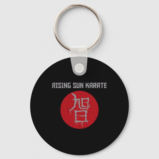 Rising Sun Kanji  Keychain (Front)