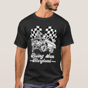 Rising Sun Maryland Vintage Gasser Nostalgic Drag T-Shirt