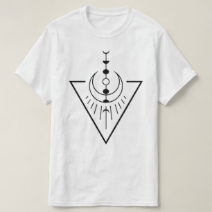 rising sun moon phases T-Shirt