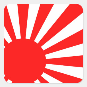 Rising Sun Square Sticker