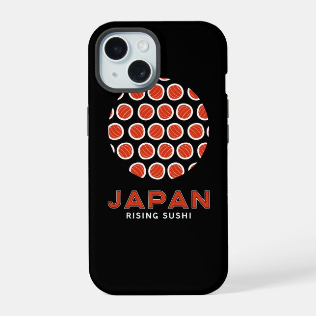 Rising Sushi iPhone 15 Case (Back)