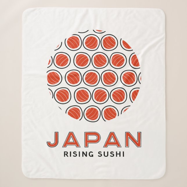 Rising Sushi Sherpa Blanket (Front)
