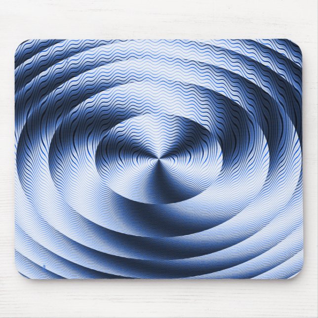 Rising waves... mouse pad (Front)