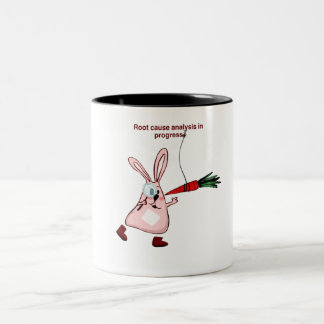 Risk manager in action  Two-Tone coffee mug