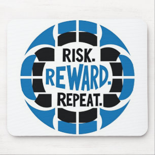 "Risk. Reward. Repeat. – The Trader’s Cycle" Mouse Pad