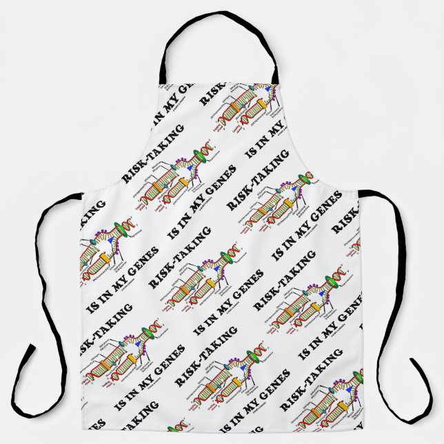 Risk-Taking Is In My Genes DNA Replication Humour Apron (Front)