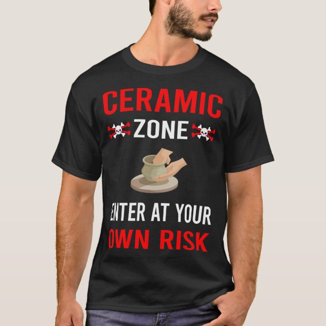 Risk Zone Ceramics T-Shirt (Front)