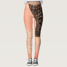 Riso-Inspired Fragments Leggings