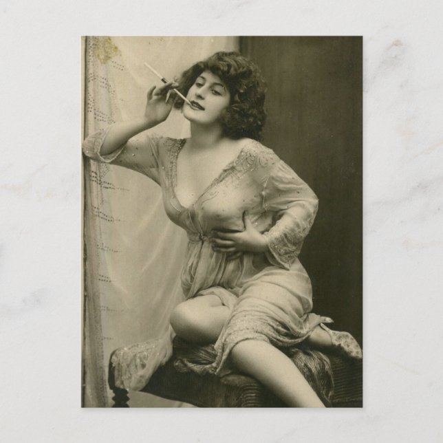Risque french photo postcard (Front)