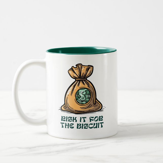 Risque Pour La Biscuit Mug (Gauche)