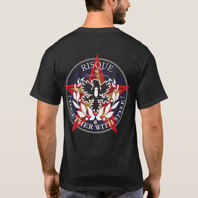 Risque TWS Bird - Black Shirt (Back)