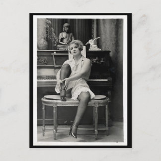 Risqué Vintage  photo Postcard