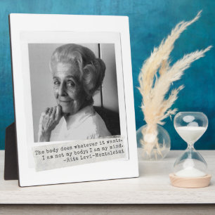 Rita Levi-Montalcini Quote Women in Science  Plaque