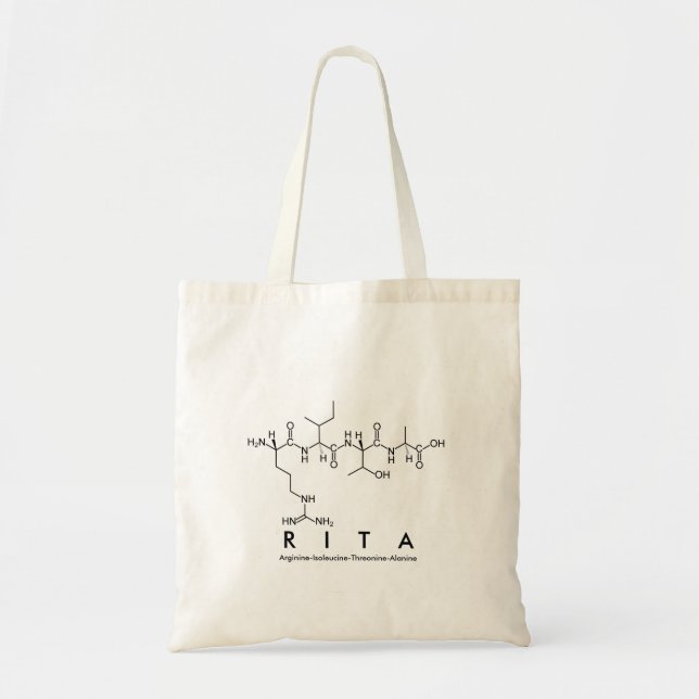 Rita peptide name bag (Front)