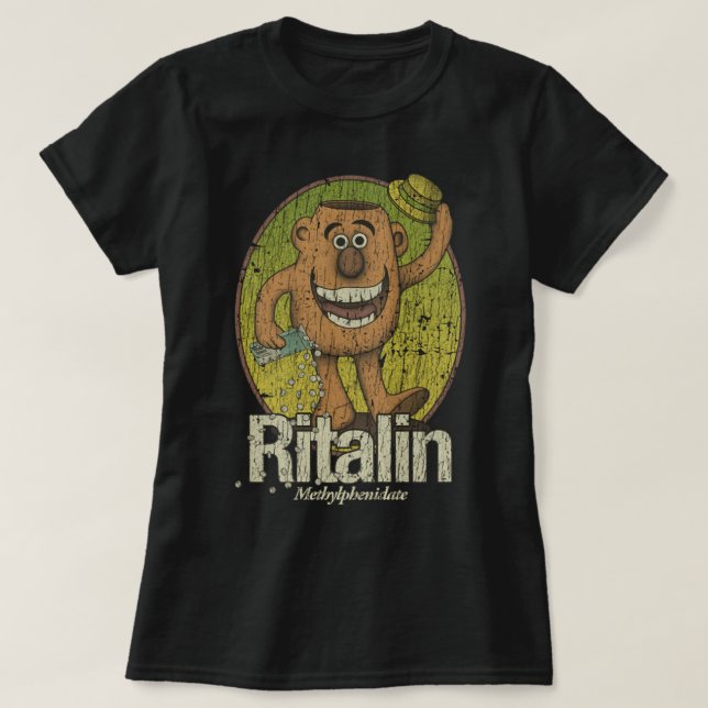 Ritalin Man 1975 T-Shirt (Design Front)