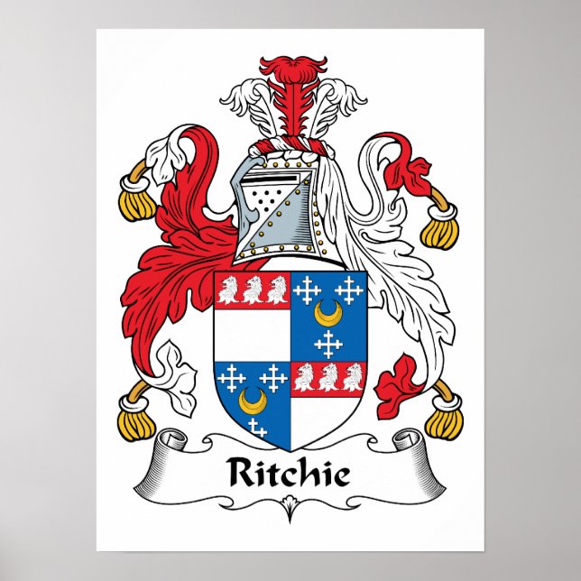 Ritchie Family Crest Poster (Front)