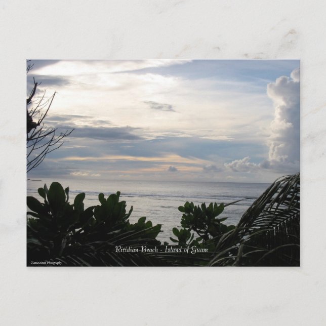 Ritidian Beach - Island of Guam Postcard (Front)
