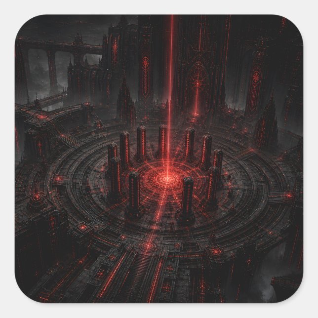 Ritual Court Square Sticker (Front)