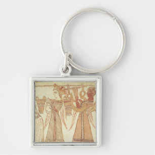 Ritual scene of worship keychain