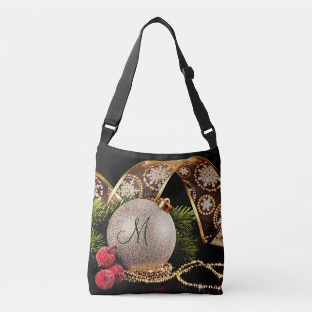 Ritzy & Fun Holiday Classic Christmas  Crossbody Bag (Front)