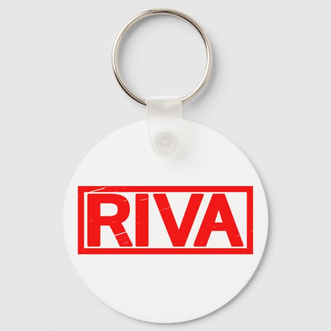 Riva Stamp Keychain (Front)
