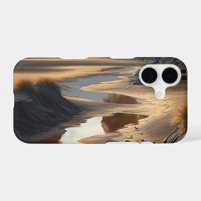 Rivage au coucher du soleil (Verso (Horizontal))