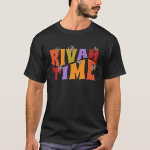 Rivah Time Retro Hippie Style With Blue Crab T-Shirt
