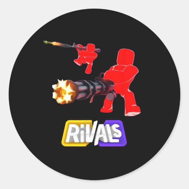 Rivals Game Merch  Classic Round Sticker (Front)