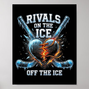 Rivals To Lovers Hockey Romance Booktok Trope Poster