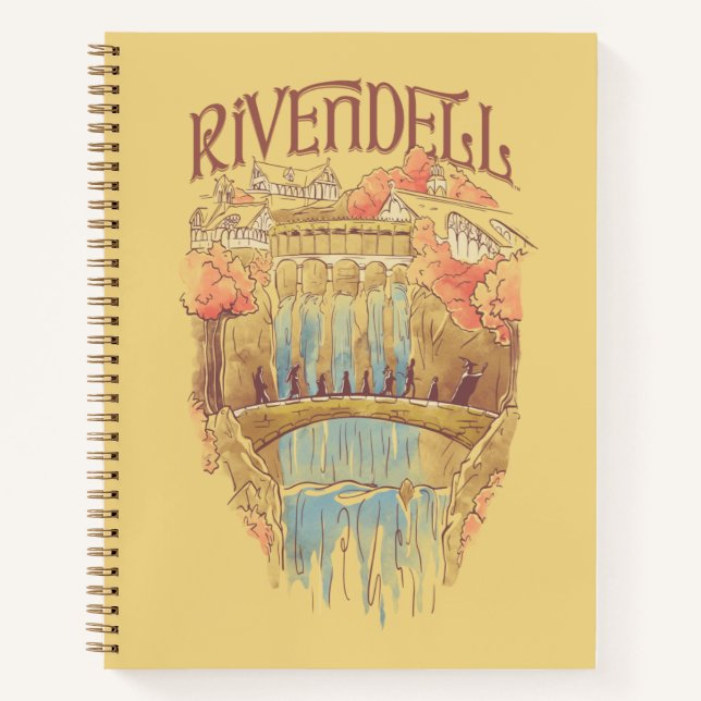 RIVENDELL™ Fellowship Watercolor Illustration Notebook (Front)