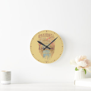 RIVENDELL™ Fellowship Watercolor Illustration Round Clock